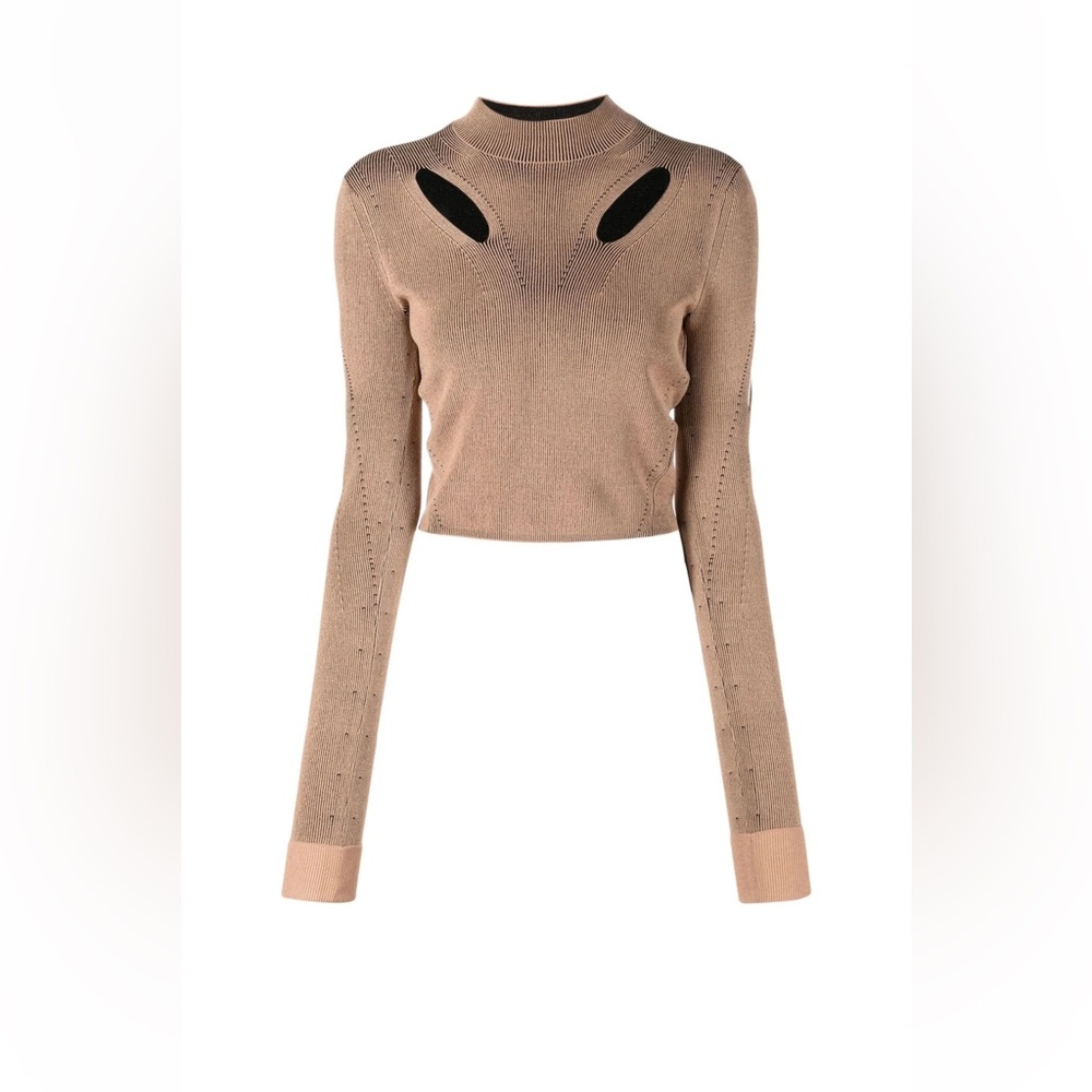 Dion Lee cut-out cropped sweater
